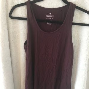 Maroon AE tank top